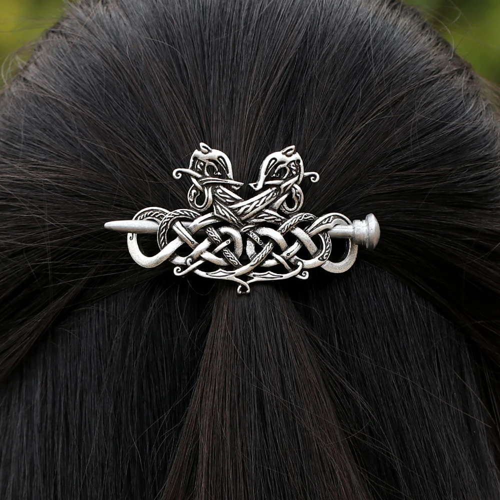 Large Celtics Knots Viking Runes Double Heads Dragons Hairpin Hair Clips Stick Slide Accessories F-06
Large Celtics Knots Viking Runes Double Heads Dragons Hairpin Hair Clips Stick Slide Accessories F-06