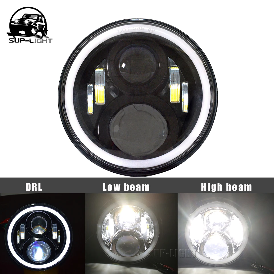 Motorcycle 75W H4 Hi/Low Beam Headlight DRL 7" Round LED Headlight Lamp For Honda CB 400 500 1300 Hornet 250 600 900 VTR 250
Motorcycle 75W H4 Hi/Low Beam Headlight DRL 7" Round LED Headlight Lamp For Honda CB 400 500 1300 Hornet 250 600 900 VTR 250