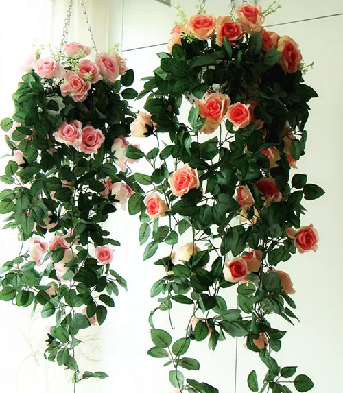 90cm Artificial Fake Silk Rose Flower Vine Hanging Garland Wedding Road cited Home Decor
90cm Artificial Fake Silk Rose Flower Vine Hanging Garland Wedding Road cited Home Decor
