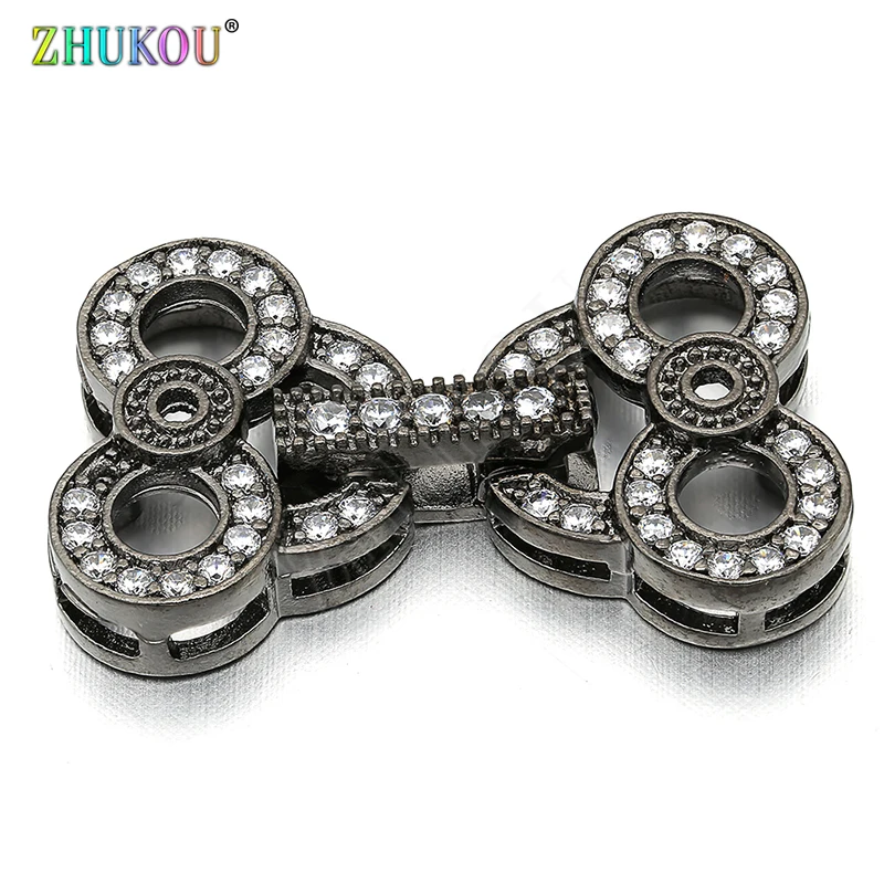 16*26mm Brass Cubic Zirconia Clasps Hooks for Diy Jewelry Findings Making, Mixed Color, Model: VK38
16*26mm Brass Cubic Zirconia Clasps Hooks for Diy Jewelry Findings Making, Mixed Color, Model: VK38