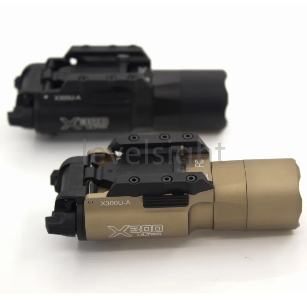 Mount 20mm Rail Hunting Tactical X300 U-A Ultra Light 500 Lumens for Glock NATO Accessory Rail
Mount 20mm Rail Hunting Tactical X300 U-A Ultra Light 500 Lumens for Glock NATO Accessory Rail