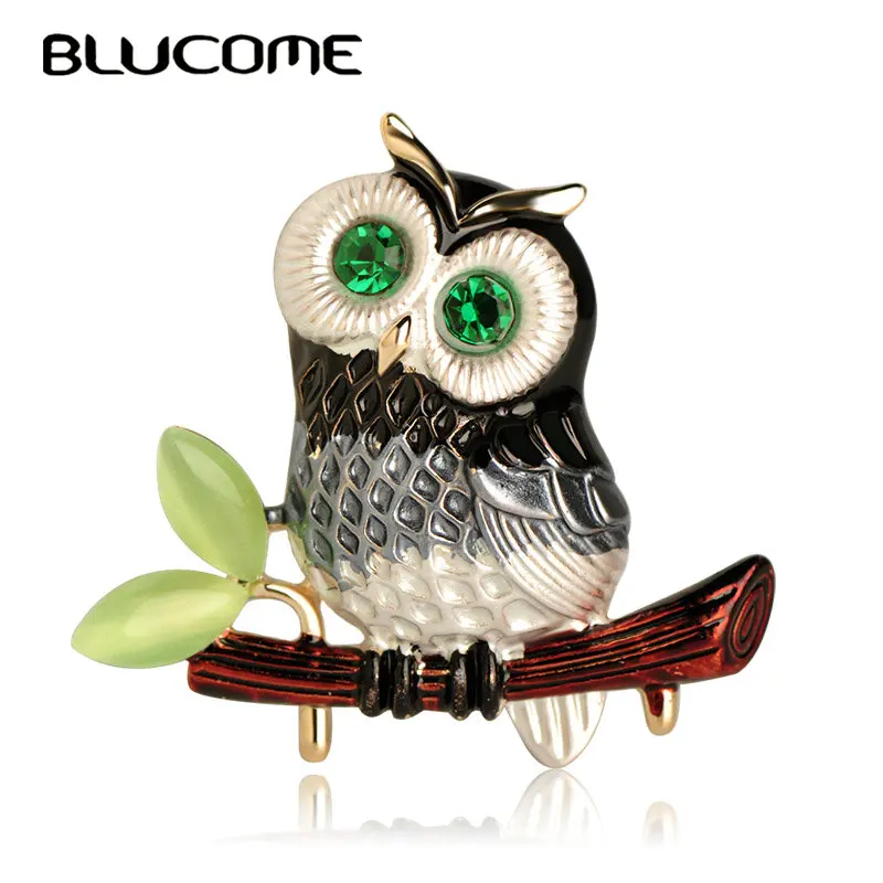 Blucome Fashion Big Eyes Owl Shape Brooch Enamel Gold Color Parrots Brooches Women Kids Suit Coat Bag Accessories Scarf Buckles
Blucome Fashion Big Eyes Owl Shape Brooch Enamel Gold Color Parrots Brooches Women Kids Suit Coat Bag Accessories Scarf Buckles
