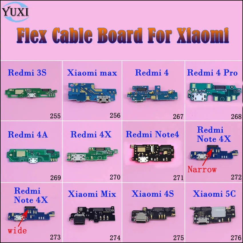 YuXi 1 шт. для Redmi 3S 4/4 Pro 4A 4X note 4/4x Xiaomi Max Mix 4S 5C Micro USB зарядное устройство гибкий кабель