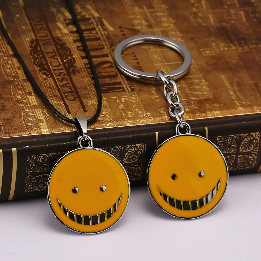 HSIC 10pcs/lot Anime Assassination Classroom Korosensei Keychain Metal Alloy Car Key Chain For Fans Surrounding Chaveiro HC12149
HSIC 10pcs/lot Anime Assassination Classroom Korosensei Keychain Metal Alloy Car Key Chain For Fans Surrounding Chaveiro HC12149