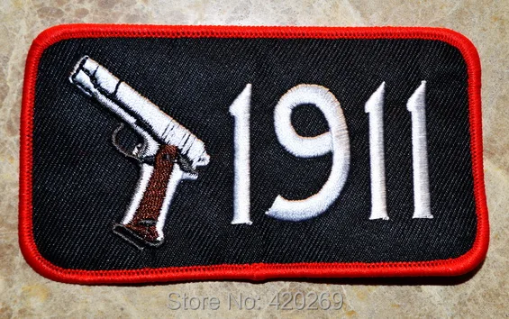 Wholesale ~ Gun 1911 Pistol cowboy western outlaw iron on patch,Appliques, Made of Cloth,100% Guaranteed Quality
Wholesale ~ Gun 1911 Pistol cowboy western outlaw iron on patch,Appliques, Made of Cloth,100% Guaranteed Quality
