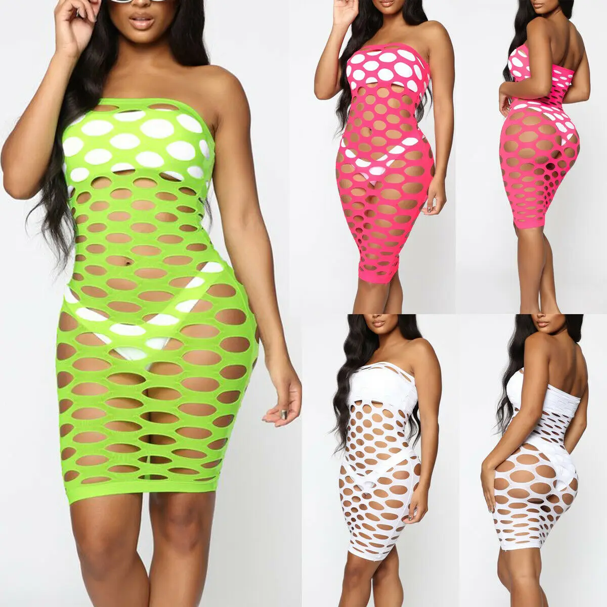 Женское платье, облегающая пляжная одежда, накидка, летние ажурные солнцезащитные Платья, новинка 
Женское платье, облегающая пляжная одежда, накидка, летние ажурные солнцезащитные Платья, новинка