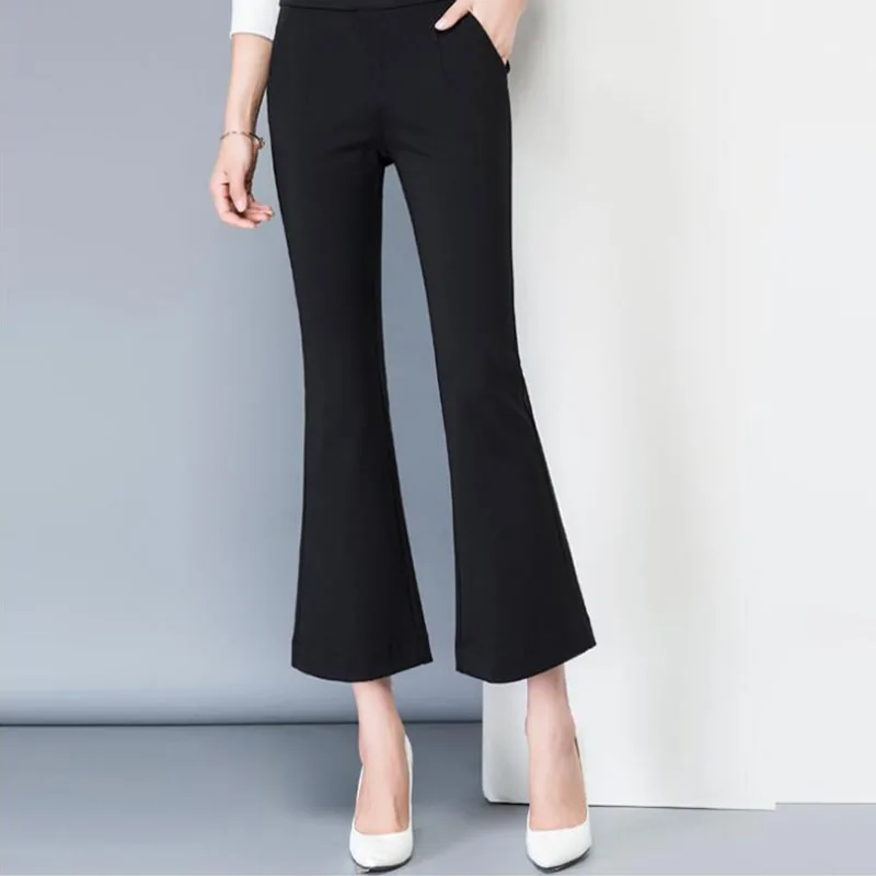 Maternity capris Bell-Bottoms pants pregnancy office clothes for woman adjustable belt black Casual trousers Boot Cut loose pant
Maternity capris Bell-Bottoms pants pregnancy office clothes for woman adjustable belt black Casual trousers Boot Cut loose pant