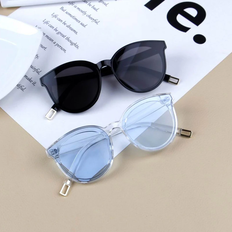 Фото GLAUSA брендовые новые детские солнцезащитные очки модные с большой оправой для