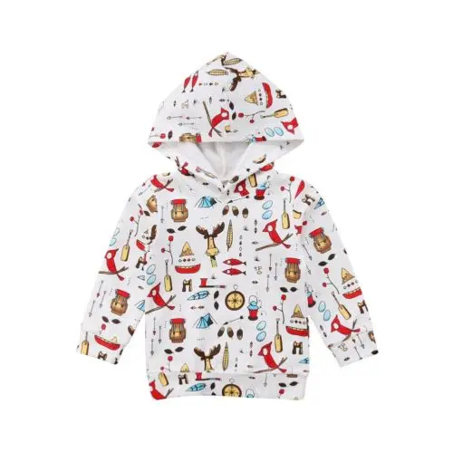 Пальто с капюшоном и длинным рукавом для новорожденных мальчиков|Толстовки