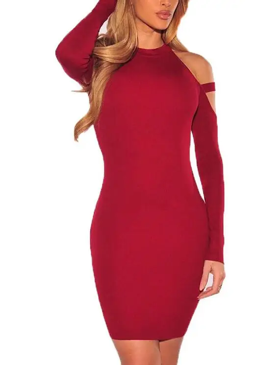 Spring Autumn Long Sleeve Off Shoulder Stretchy Cotton Sexy Club Dress Warm Women Casual Mini Bandage Bodycon Party Dresses
Spring Autumn Long Sleeve Off Shoulder Stretchy Cotton Sexy Club Dress Warm Women Casual Mini Bandage Bodycon Party Dresses