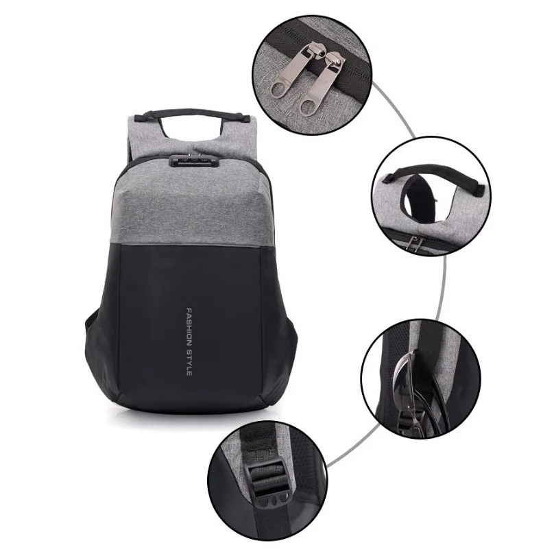 Men's fashion USB rechargeable password lock anti-theft backpack busines computer backpack Teenager Students Travel School Bag
Men's fashion USB rechargeable password lock anti-theft backpack busines computer backpack Teenager Students Travel School Bag