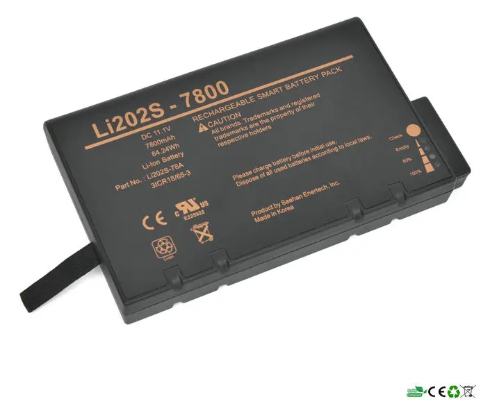 LI202S 7800 78A батарея для Spacelabs Mcare 300 300D mCare300 mCare300D 146 0127 00 7800mAH| |