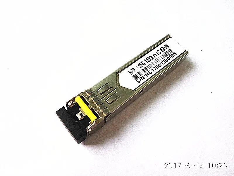SFP Transceiver 10/100/1000M Double fiber 60KM LC 1550NM 1.25G SFP Transceiver SFP-1.25G-1550NM-60KM-LC DFP
SFP Transceiver 10/100/1000M Double fiber 60KM LC 1550NM 1.25G SFP Transceiver SFP-1.25G-1550NM-60KM-LC DFP