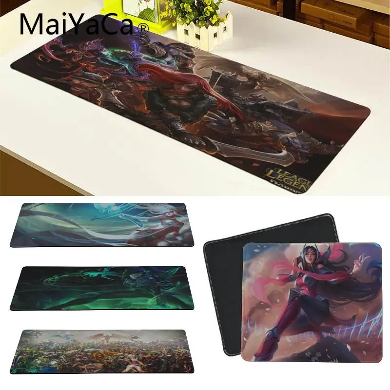 MaiYaCa New Arrivals League of Legends Laptop Gaming Mice Mousepad Locking Edge Mousepad Mat Keyboard Mat Table Pad
MaiYaCa New Arrivals League of Legends Laptop Gaming Mice Mousepad Locking Edge Mousepad Mat Keyboard Mat Table Pad