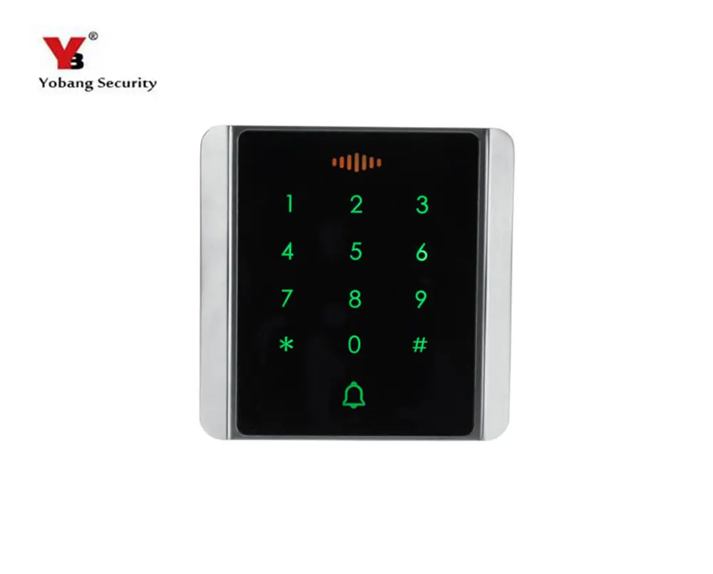 Yobang Security RFID Keyfobs Access Controller with Gate Lock opener Waterproof Touch Password Keypad Door Control System | Безопасность