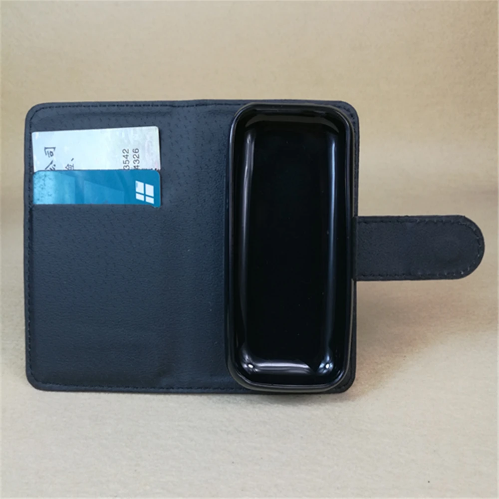 Роскошный кожаный чехол подставка для Nokia 105 2017 1 8 дюйма с двумя sim картами и