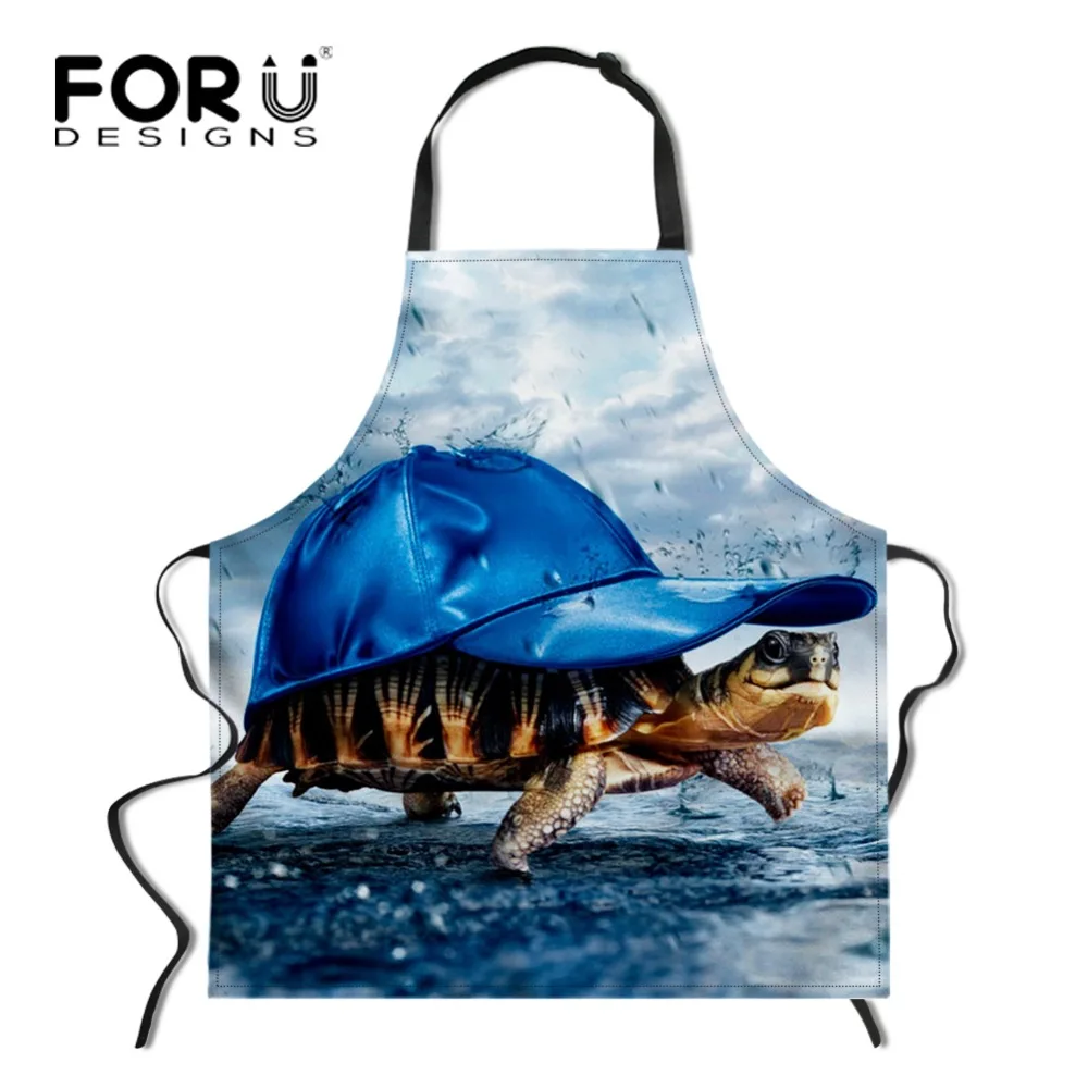 Фартуки для готовки FORUDESIGNS мужчин и женщин крутая 3D-печать в виде животных слона