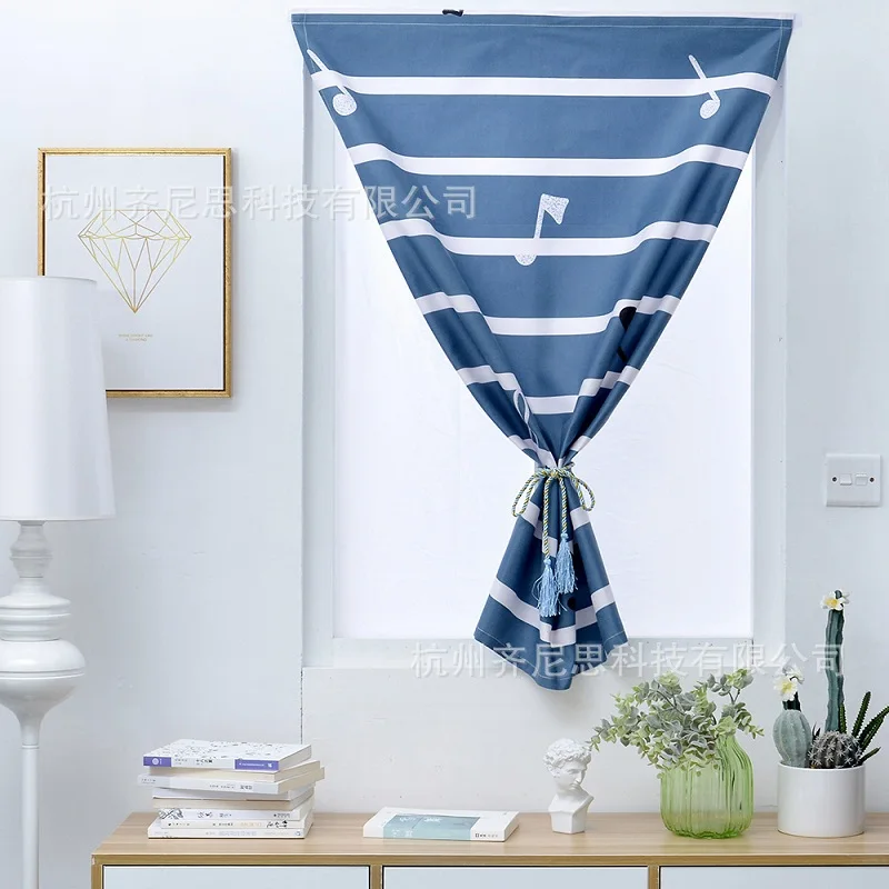 Simple punch-free Velcro printed curtains, semi-blackout curtains, finished short curtains, romantic notes, cross-border exclusi
Simple punch-free Velcro printed curtains, semi-blackout curtains, finished short curtains, romantic notes, cross-border exclusi