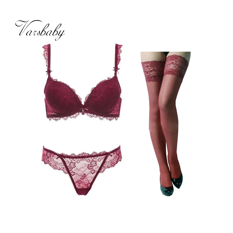 Varsbaby Ladies Sexy Lace Underwire Floral Underwear Girls Push Up Adjustment Bra Sets
Varsbaby Ladies Sexy Lace Underwire Floral Underwear Girls Push Up Adjustment Bra Sets