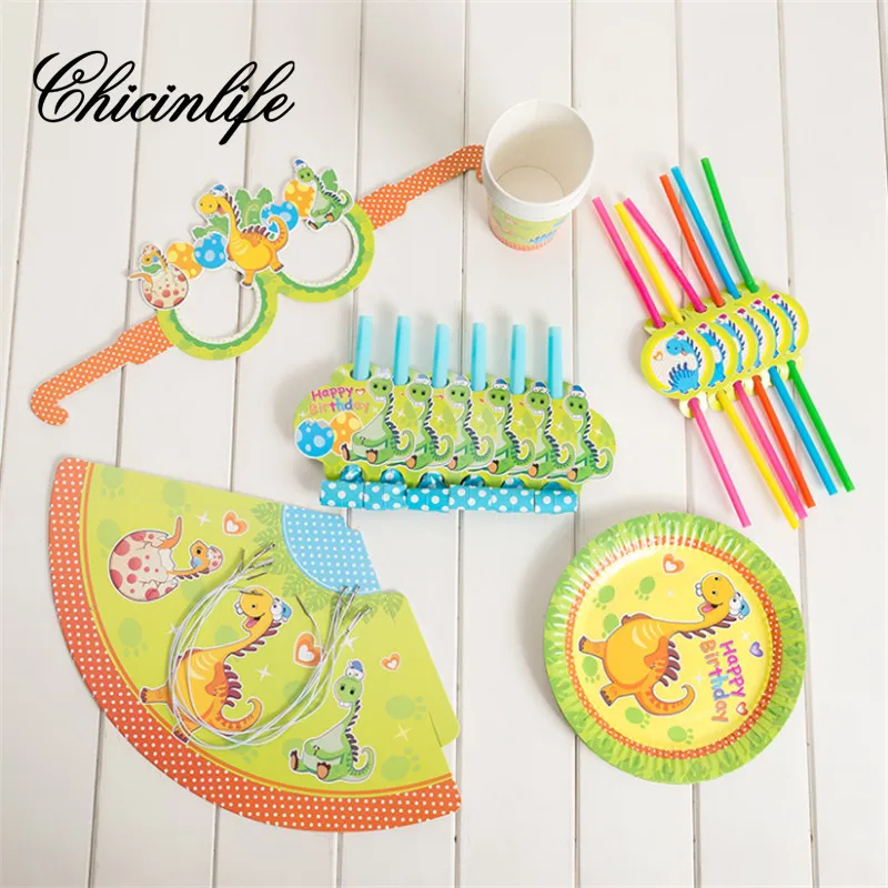Chicinlife Dinosaur Party Paper Hat Cup blowout Plate Tableware Happy 1St First birthday Drinking Glasses Party Decor Supplies
Chicinlife Dinosaur Party Paper Hat Cup blowout Plate Tableware Happy 1St First birthday Drinking Glasses Party Decor Supplies