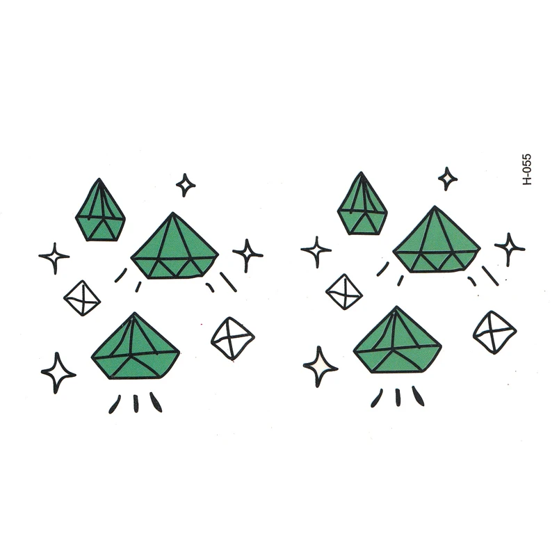 Green diamond waterproof temporary tattoos Taty temporary tatoo temporary stickers fake tattoo beauty xha maquiagem tatuajes
Green diamond waterproof temporary tattoos Taty temporary tatoo temporary stickers fake tattoo beauty xha maquiagem tatuajes