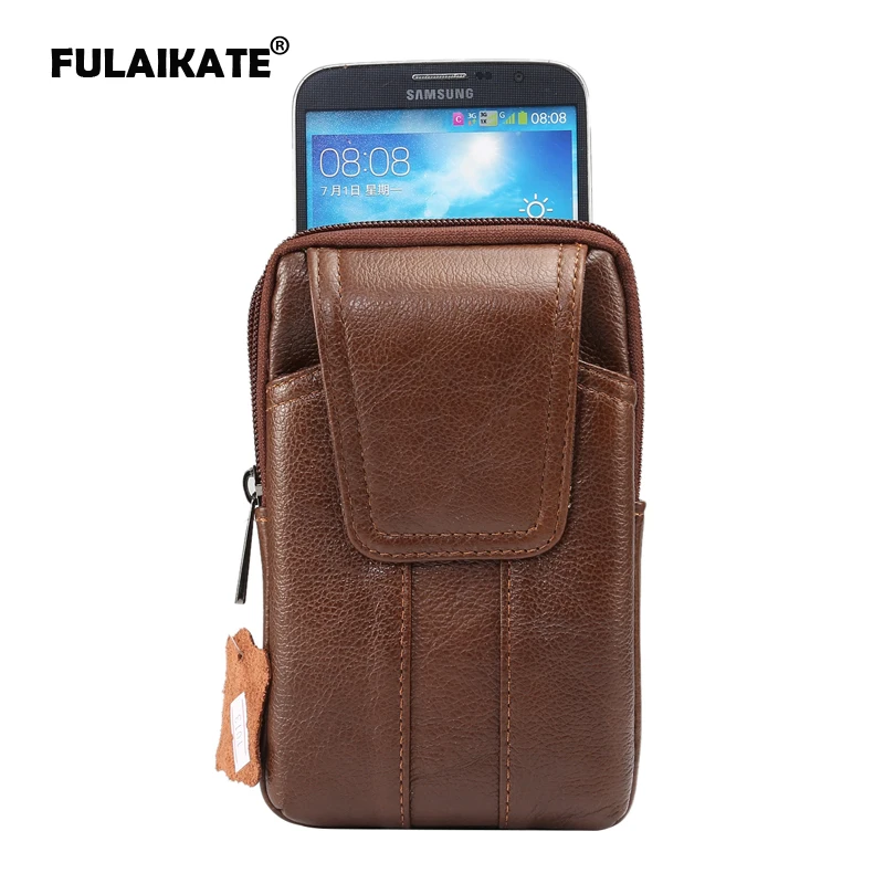 FULAIKATE 6.2" Genuine Leather Waist Bag for Samsung Galaxy Note 8 Case Universal Pouch for S8 Plus A9 Men's Business Pocket
FULAIKATE 6.2" Genuine Leather Waist Bag for Samsung Galaxy Note 8 Case Universal Pouch for S8 Plus A9 Men's Business Pocket