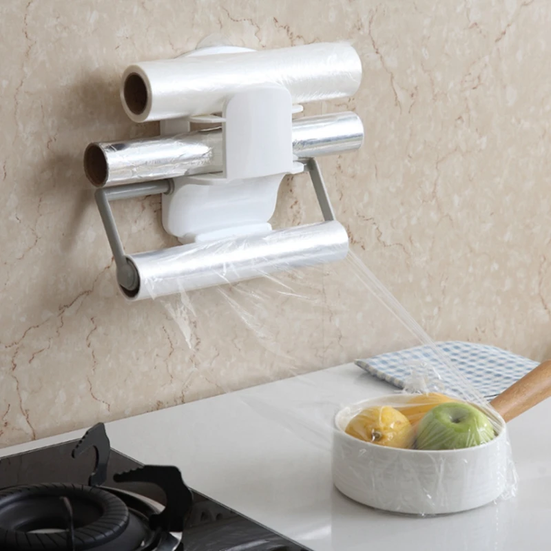 Cling Film Storage Rack Retractable Kitchen Roll Holder Paper Towel Holder Hanging Multi-functional Kitchen Bathroom Rack
Cling Film Storage Rack Retractable Kitchen Roll Holder Paper Towel Holder Hanging Multi-functional Kitchen Bathroom Rack