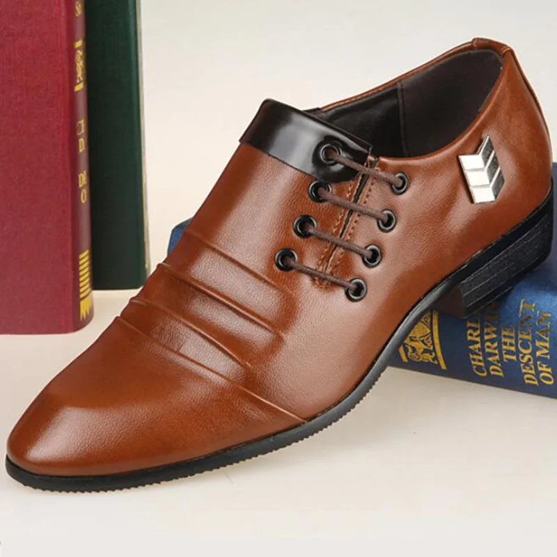 Роскошные брендовые Классические Мужские модельные туфли с острым носком; Мужские черные свадебные туфли из лакированной кожи; Туфли-оксфо... 
Роскошные брендовые Классические Мужские модельные туфли с острым носком; Мужские черные свадебные туфли из лакированной кожи; Туфли-оксфо...