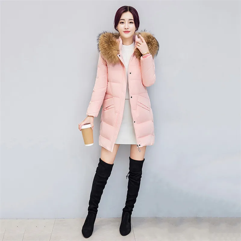 Winter Coat Women Black Pink Gray M-3XL Plus Size Feather Hooded Parkas 2019 New Korean Fashion Loose Thick Down Jackets CX970
Winter Coat Women Black Pink Gray M-3XL Plus Size Feather Hooded Parkas 2019 New Korean Fashion Loose Thick Down Jackets CX970