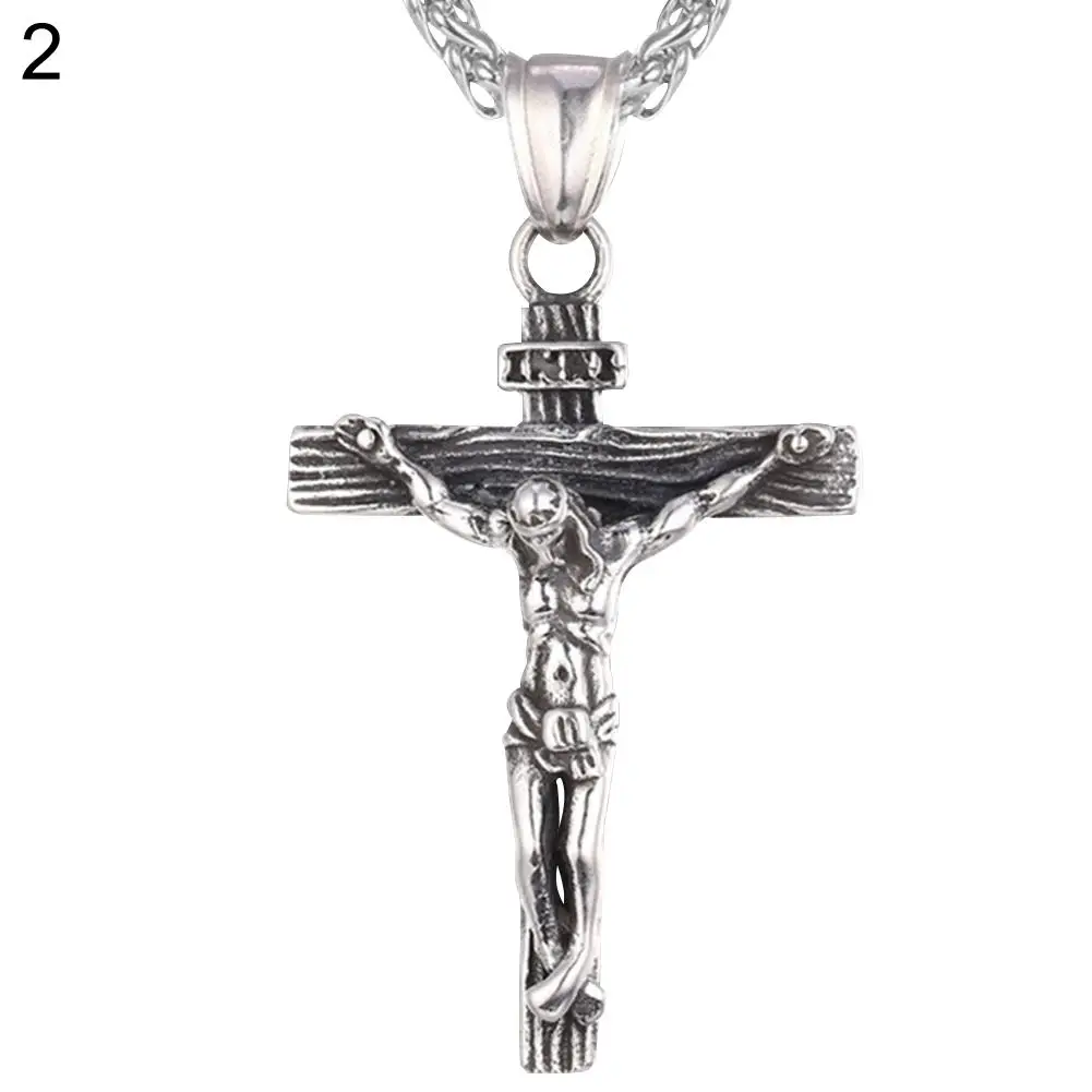 Fashion Men Jesus Cross Pendant Necklace Stainless Steel Club Chain Jewelry New
Fashion Men Jesus Cross Pendant Necklace Stainless Steel Club Chain Jewelry New