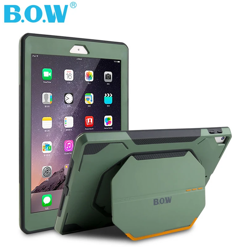B.O.W Твердый чехол для нового iPad 9 7 дюйма ударопрочный сверхпрочный военный