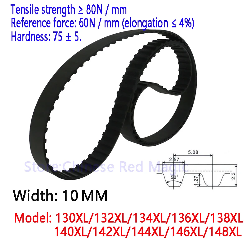 0 39 дюймов (10 мм) ширина 130/132/134/136/138/140/142/144|timing belt|10mm beltbelt 10mm |
