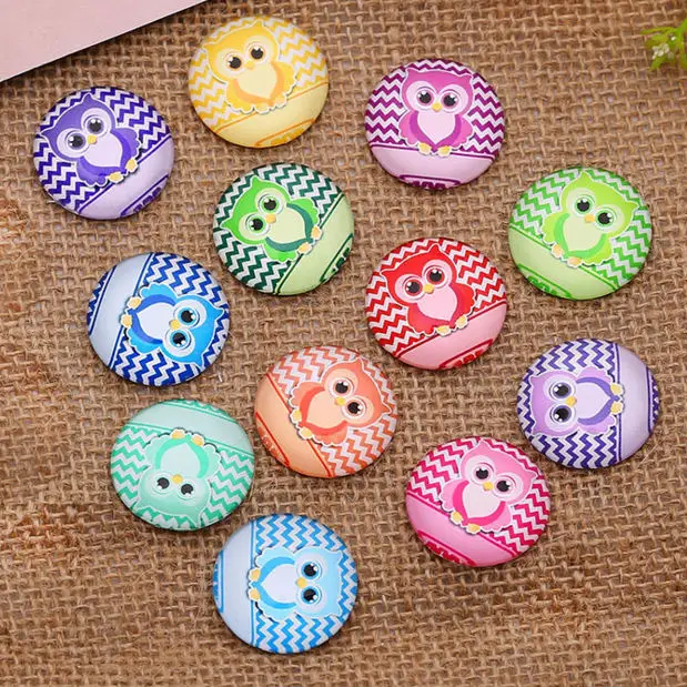 12pcs 20mm Cartoon owl pattern Round Handmade Photo Glass Cabochons & Glass Dome Cover Pendant Cameo Settings
12pcs 20mm Cartoon owl pattern Round Handmade Photo Glass Cabochons & Glass Dome Cover Pendant Cameo Settings