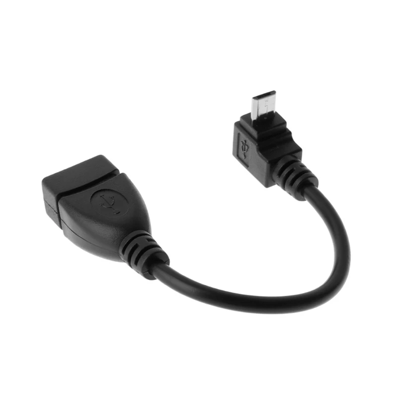 90 градусов микро USB кабель папа к OTG адаптер для Android планшета Sansumg S7 S6 | Мобильные