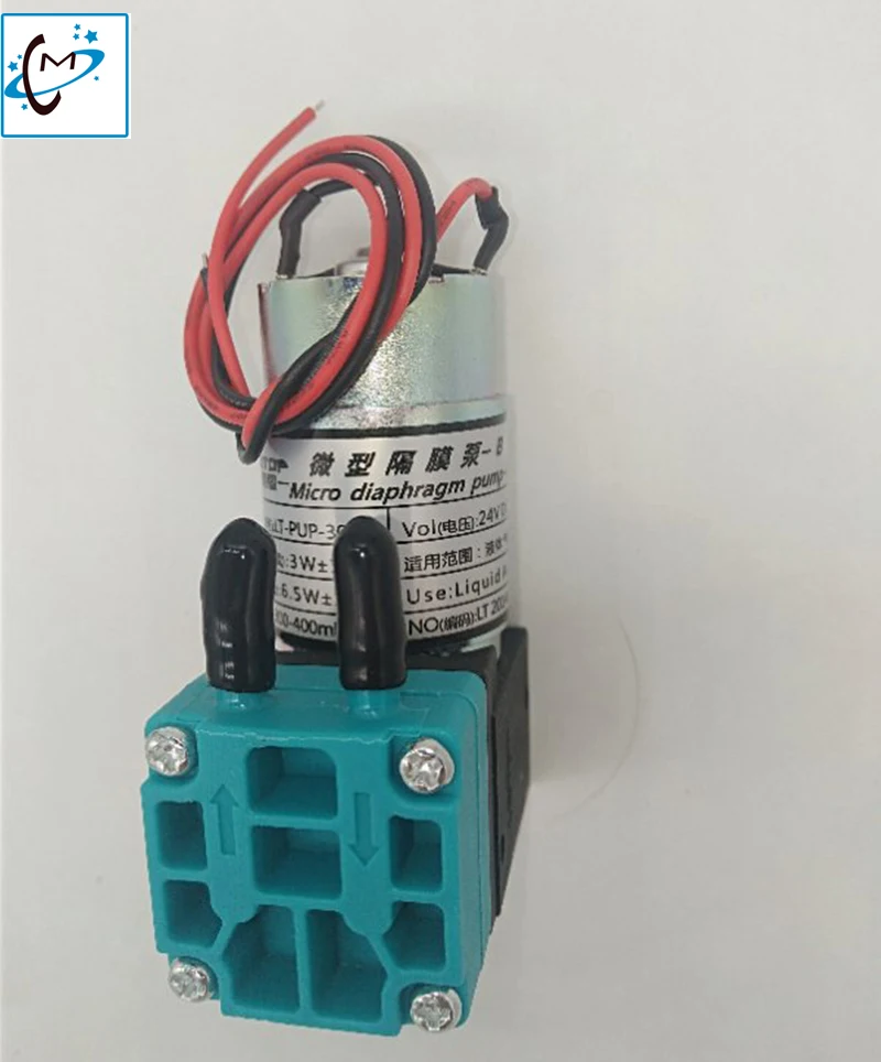 Inkjet printer solvent Micro Diaphragm Pump 24V dc 6.5w 300-400ml/min ink pump for Flora Crystaljet Jhf vista Gongzheng printer
Inkjet printer solvent Micro Diaphragm Pump 24V dc 6.5w 300-400ml/min ink pump for Flora Crystaljet Jhf vista Gongzheng printer