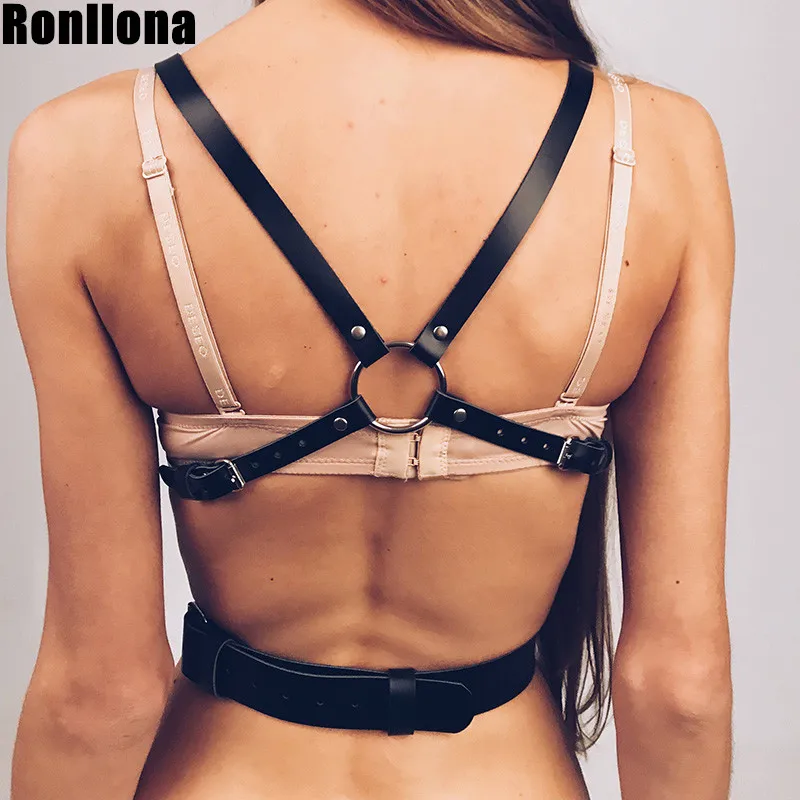 Leather Bondage Lingerie Belt Sexy Fetish Gothic Punk Harajuku Body Harness For Women Sexy Garter Stockings Porno Erotic
Leather Bondage Lingerie Belt Sexy Fetish Gothic Punk Harajuku Body Harness For Women Sexy Garter Stockings Porno Erotic