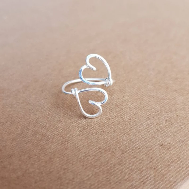 Heart-shaped Rings Handmade Jewelry Gold Filled/925 Silver Boho Anillos Mujer Jewelry For Women Anelli Bague Femme Boho Rings
Heart-shaped Rings Handmade Jewelry Gold Filled/925 Silver Boho Anillos Mujer Jewelry For Women Anelli Bague Femme Boho Rings