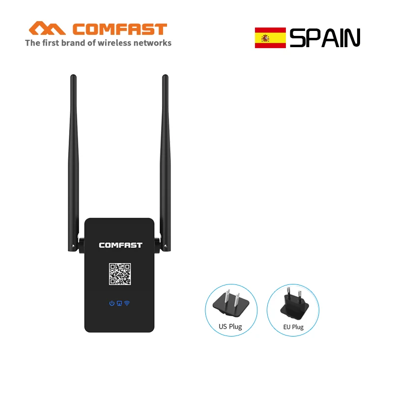 Comfast 5Ghz Wifi Репитер 750Mbps 802.11ac Двухдиапазонный Wi-Fi маршрутизатор усилитель антенна Wi-Fi Roteador.