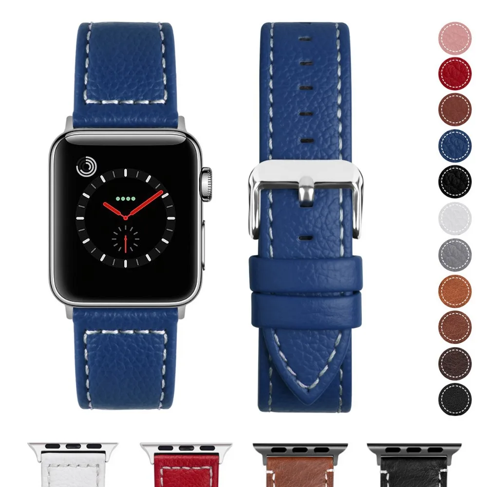 Leather Watch Band for Apple Watch Band Series 4 40mm, 44mm, Smart Accessories Watch Strap for iWatch 40mm 44mm
Leather Watch Band for Apple Watch Band Series 4 40mm, 44mm, Smart Accessories Watch Strap for iWatch 40mm 44mm
