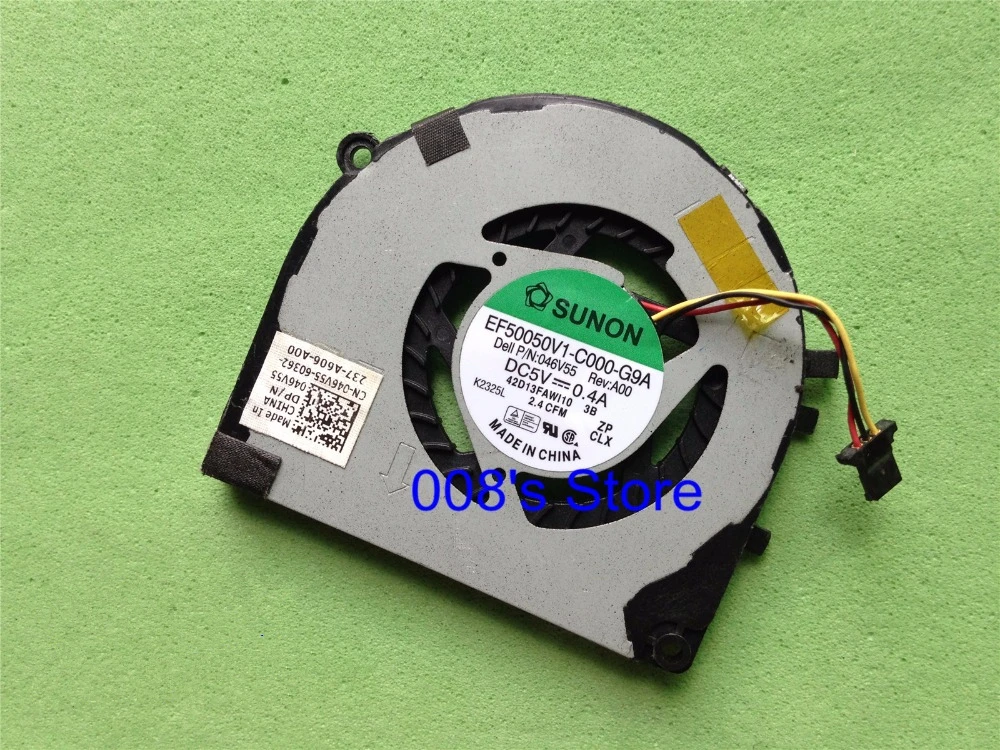 Laptop CPU Cooler Fan Fit For DELL XPS 13 Ultrabook L321X By SUNON EF50050V1-C000-G9A FORCECON DFS440605FV0T 046V55 46V55 3 Pin
Laptop CPU Cooler Fan Fit For DELL XPS 13 Ultrabook L321X By SUNON EF50050V1-C000-G9A FORCECON DFS440605FV0T 046V55 46V55 3 Pin