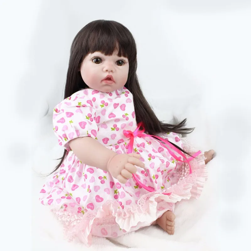 50cm Soft Silicone Reborns Baby Dolls Fashion Bebe Lifelike Newborn Doll Handmade Birthday New Year Gift for Kids Toy
50cm Soft Silicone Reborns Baby Dolls Fashion Bebe Lifelike Newborn Doll Handmade Birthday New Year Gift for Kids Toy