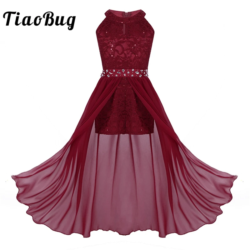 TiaoBug Kids Teens Lace Rhinestone Ballet Tutu Dance Leotard Ballerina Party Long Dress Girls Contemporary Lyrical Dance Costume
TiaoBug Kids Teens Lace Rhinestone Ballet Tutu Dance Leotard Ballerina Party Long Dress Girls Contemporary Lyrical Dance Costume