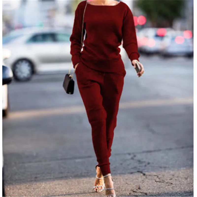 Women Two Piece Set Tracksuits Top And Pants Solid Pullover Hoodies Sets Sweatshirt Long Sleeve Suit Casual
Women Two Piece Set Tracksuits Top And Pants Solid Pullover Hoodies Sets Sweatshirt Long Sleeve Suit Casual