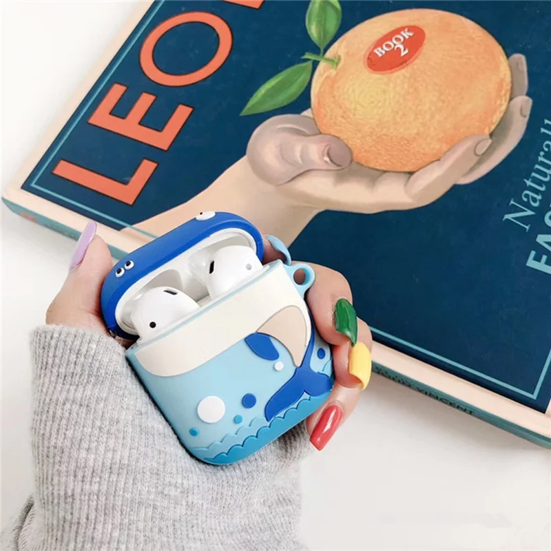 Cartoon Protective Case For AirPods 2 cute Cover Silicone Bluetooth Earphone Case For Apple Airpods unique whale dinosaur lovely
Cartoon Protective Case For AirPods 2 cute Cover Silicone Bluetooth Earphone Case For Apple Airpods unique whale dinosaur lovely
