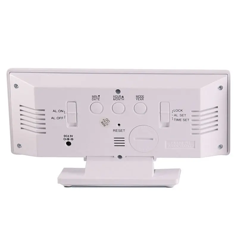 LCD Display Snooze Digital Alarm Clock For Desk Table Desktop Mirror Clock With Led Light Modern Design Decorative Home Clock
LCD Display Snooze Digital Alarm Clock For Desk Table Desktop Mirror Clock With Led Light Modern Design Decorative Home Clock