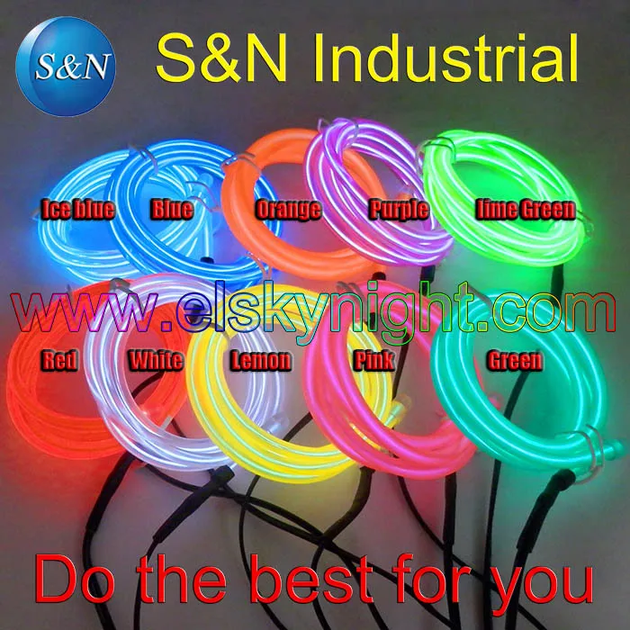 Diameter 5.0MM el wire strip tube 10different color flexiable+free shipping
Diameter 5.0MM el wire strip tube 10different color flexiable+free shipping