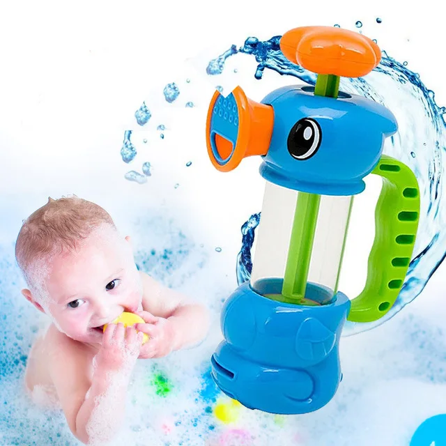 Hot SALE Funny Hippocampal Shape Baby Shower head Bath Toys Water Sprayer Seahorse Pump replace Shower bath accessories
Hot SALE Funny Hippocampal Shape Baby Shower head Bath Toys Water Sprayer Seahorse Pump replace Shower bath accessories