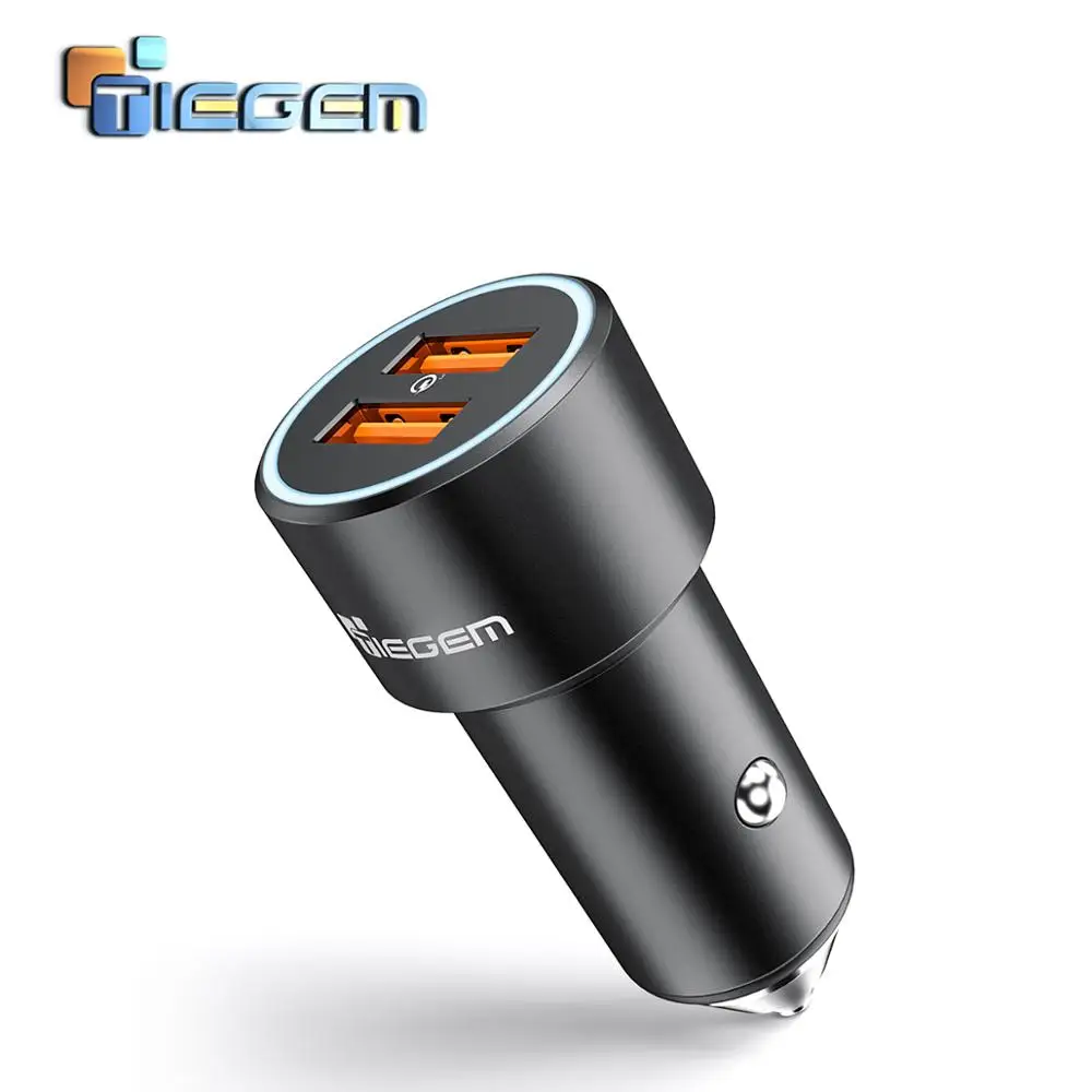 TIEGEM 36W Car Charger Dual USB Quick Charge 3.0 Universal Mobile Phone Car-Charger Adapter Quick Charger Car Chargers
TIEGEM 36W Car Charger Dual USB Quick Charge 3.0 Universal Mobile Phone Car-Charger Adapter Quick Charger Car Chargers