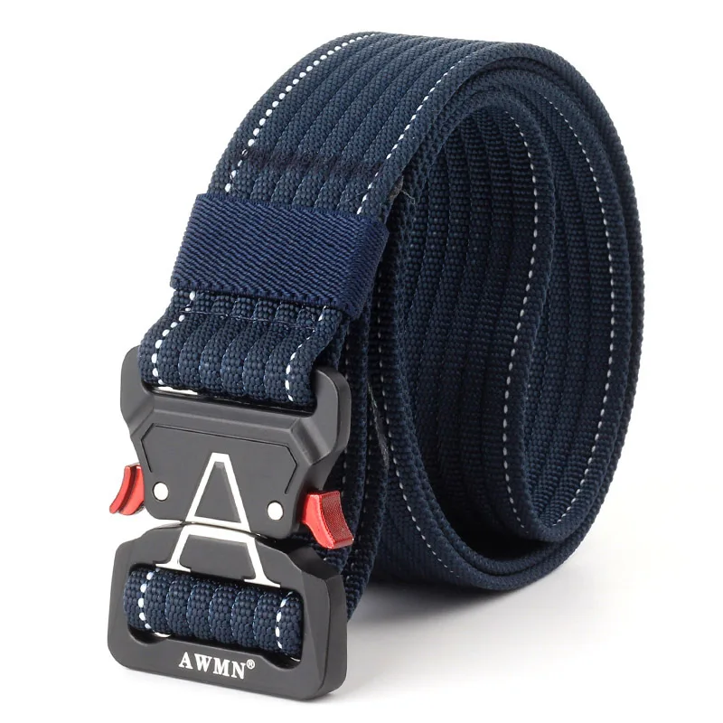 Military Nylon Belts Quick Release Luxury Quality Designer Jeans Belt Tactical Canvas Metal Buckle Waist Strap Men Accessories
Military Nylon Belts Quick Release Luxury Quality Designer Jeans Belt Tactical Canvas Metal Buckle Waist Strap Men Accessories