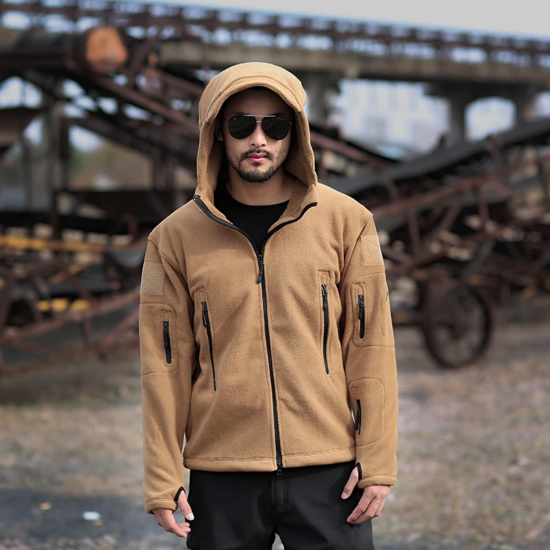 Men Military Fleece Tactical Softshell Jacket Thermal Breathable Polar Hooded Coat Army Outerwear Autumn Winter Clothing
Men Military Fleece Tactical Softshell Jacket Thermal Breathable Polar Hooded Coat Army Outerwear Autumn Winter Clothing